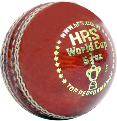 

HRS World Cup Leather Cricket Leather Ball(Pack of 1, White, Purple), Red