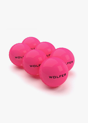 

Wolfer Wind Cricket Rubber Ball(Pack of 6, Pink)