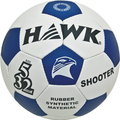 

HAWK Shooter Football - Size: (Pack of 1, White, Blue