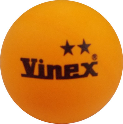

Vinex 2 Star Table Tennis Ball(Pack of 6), Orange