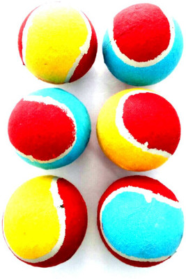 

Starling StarTenCricol1 Cricket Tennis Ball(Pack of 6, Multicolor)