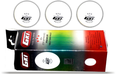 

GKI PL Table Tennis Ball(Pack of 3, White)