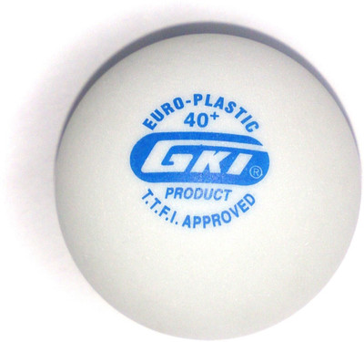 

GKI TT EURO PLASTIC Table tennis Table Tennis Ball(Pack of 12, White)