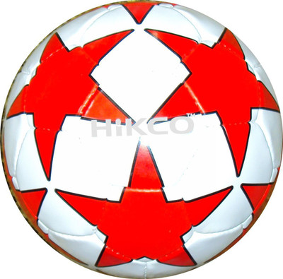 

Hikco Star Red Football - Size: (Pack of 1, White, Red, Black