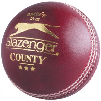 

Slazenger County Cricket Leather Ball(Pack of 1, Red)