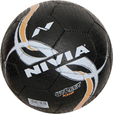 Nivia Street Football - Size: 5(Pack of 1, Black) available at flipkart for Rs.505