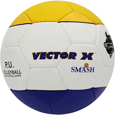 

Vector X Smash (Pu) Cricket Rubber Ball(Pack of 1, Yellow), White/ blue/ yellow