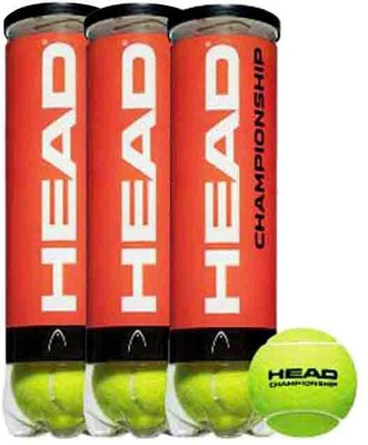 

Head Championship Tennis Ball(Pack of 12, Yellow), Green