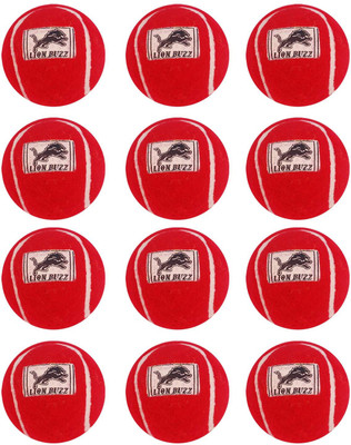 Lionbuzz Tennis Ball Tennis Ball(Pack of 12, Red)