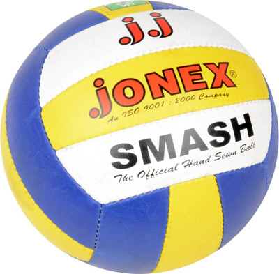 

JJ Jonex Smash Volleyball - Size: (Pack of 1, Blue, White, Yellow