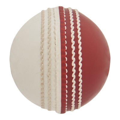 omtex Incredible Cricket Leather Ball(Standard, Pack of 1, Red, White)