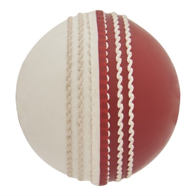 omtex Incredible Cricket Leather Ball(Pack of 1, Red, White)