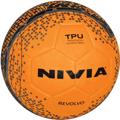 Nivia Revolvo Football - Size: 5(Pack of 1, Orange, Blue) available at flipkart for Rs.529