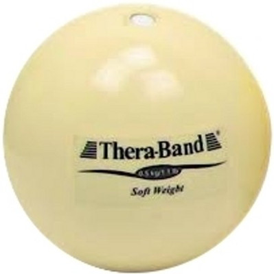 Thera-Band Soft Weight Medicine Ball(Weight: 0.5 Kg, Beige), Tan