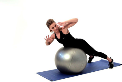 

Ally Fitness Ball Gym Ball(With Pump), Grey