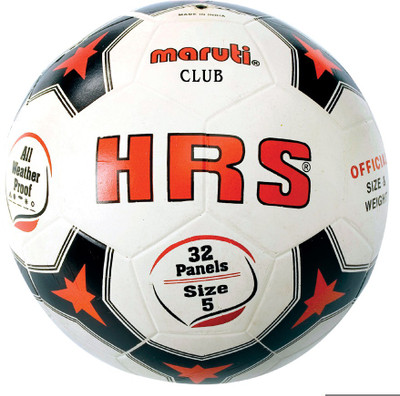 

HRS Club Football - Size: 5(Pack of 1, White)