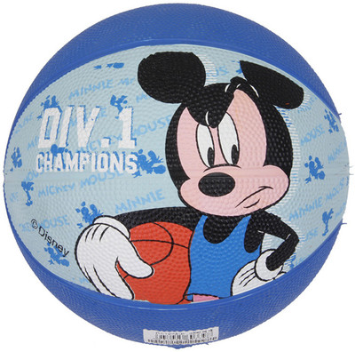 

Disney Mickey Rubber Basketball - Size: (Pack of 1, Blue