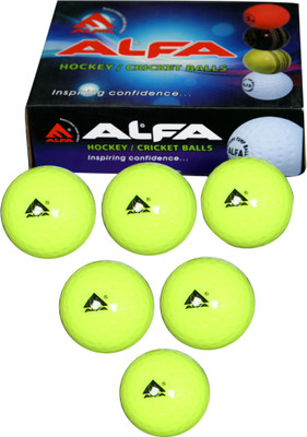 

ALFA Hollow Hockey Ball(Pack of 6, Yellow)