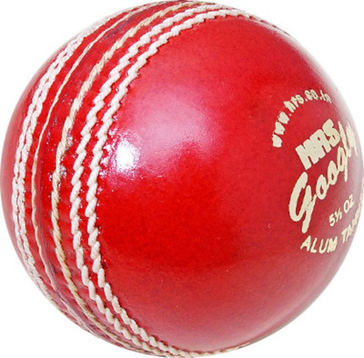 

HRS Googly Red Leather Cricket Leather Ball(Pack of 1, Red)