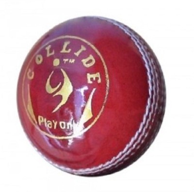 

SM Collide Cricket Leather Ball(Pack of 1, Red)