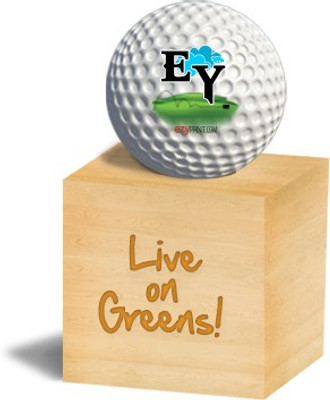 

ezyPRNT "EY" Golf Ball(Pack of 1, White)