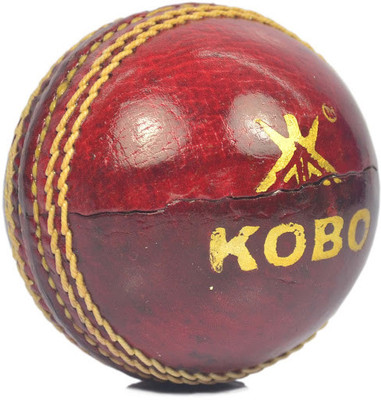 

Kobo Tournament Cricket Leather Ball(Pack of 1, Red)