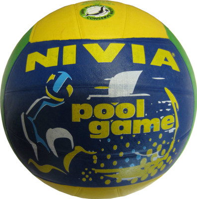 Nivia Rubber Molded Volleyball - Size: (Green