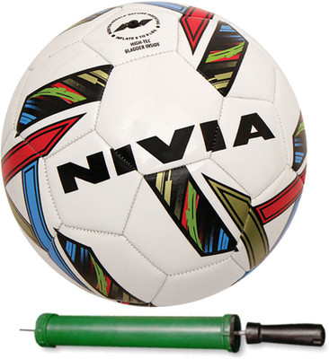 

Nivia Revolvo Size- Football With Pump Football - Size: (Pack of 1, Red, Yellow, Grey, White, Orange