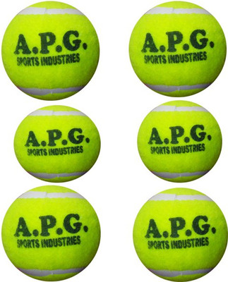 

APG Heavy Tennis Ball(Pack of 6, Yellow)