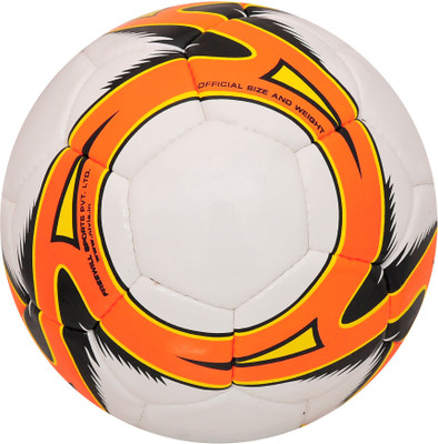 Lionbuzz PU Football - Size: (Pack of 1, White, Orange