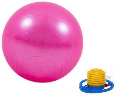 

Skys & Ray Exercise Stability Anti Burst Perfect for Plank Swiss Oblique, Front, Side Crunch Gym Ball Gym Ball(With Pump), Pink