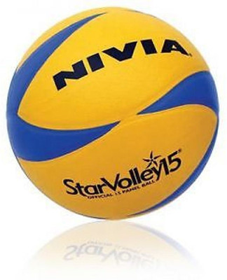 

Nivia StarVolley15 Volleyball - Size: (Pack of 1, Yellow