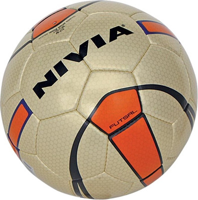 

Nivia Force Futsal Football - Size: (White, Multicolor