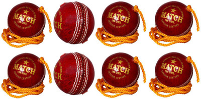 

Priya Sports Practice Red Cricket Training Ball(Pack of 8, Red, White)
