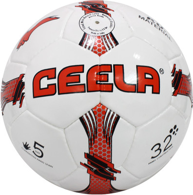 

Ceela Sports Dominator Football - Size: (Pack of 1, White, Red