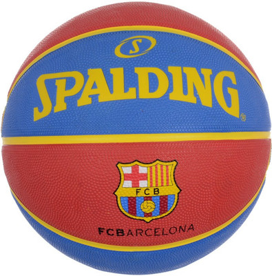 

SPALDING Euro Barcelona Basketball - Size: (Pack of 1, Red, Blue