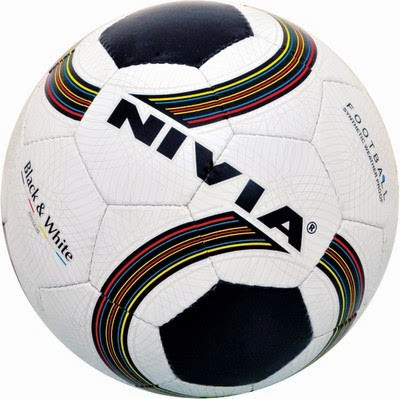 

Nivia Black and White Football - Size: (Pack of 1, White, Multicolor