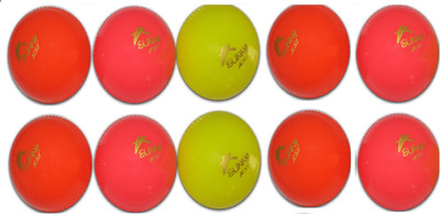 

Sunny KSI WIND Cricket Rubber Ball(Pack of 10, Multicolor)