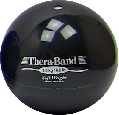 

Thera-Band Soft Weight Medicine Ball(Weight: 3 Kg, Black)