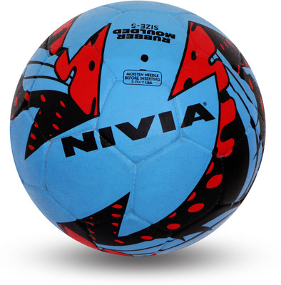 

Nivia Typhoon Football - Size: (Pack of 1, Blue, Multicolor