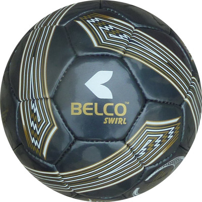 

BELCO SWIRL 1 Football - Size: (Pack of 1, Black