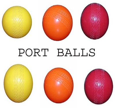 

Port Combo Cricket Rubber Ball(Pack of 6, Multicolor)