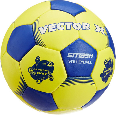 

Vector X Smash (Pu) Volleyball - Size: (Pack of 1, Yellow, Blue