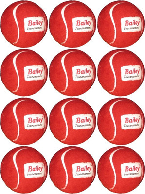

Bailey Aust 12 pcs Tennis Cricket Tennis Ball(Pack of 12, Red)