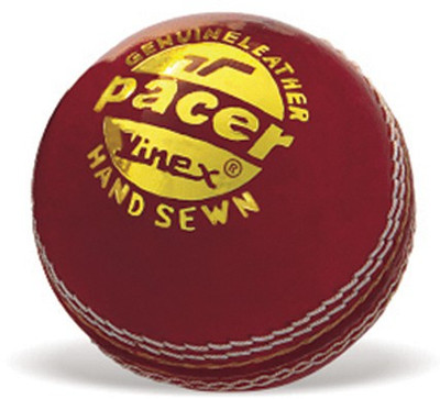 

Vinex Pacer Cricket Leather Ball(Pack of 2, Red)