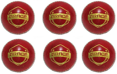 

Brawn Brace Cricket Leather Ball(Pack of 6, Red)