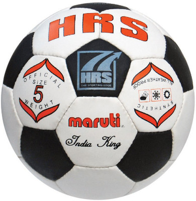 

HRS India King B/W Football - Size: 4(Pack of 1, White)