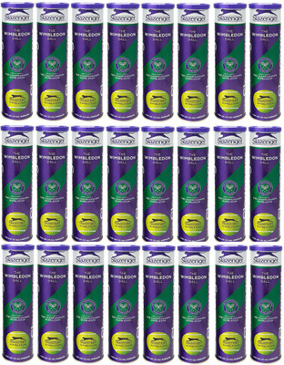 

Slazenger Wimbledon Carton Tennis Ball(Pack of 24, Yellow)
