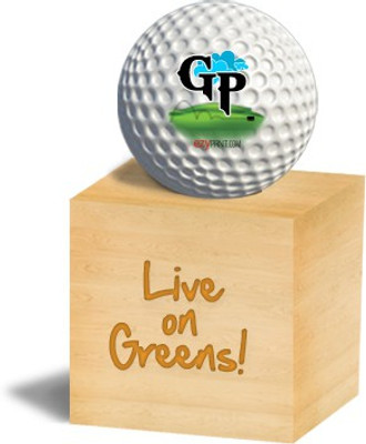 ezyPRNT "GP" Golf Ball(Pack of 1, White)