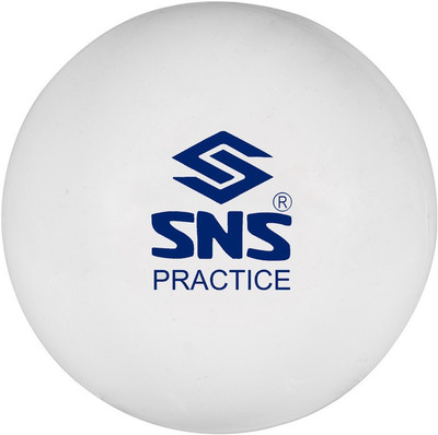 

SNS PRACTICE SMOOTH Hockey Ball(Pack of 6, White)
